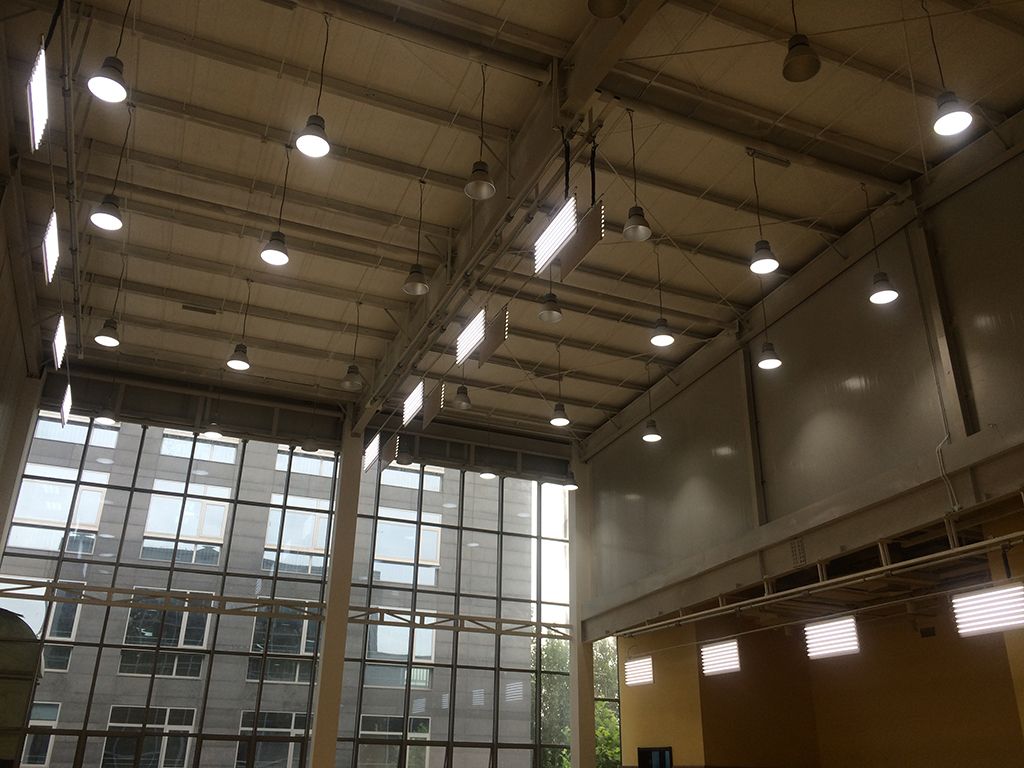 国家电网综合体育馆羽毛球灯光升降设备